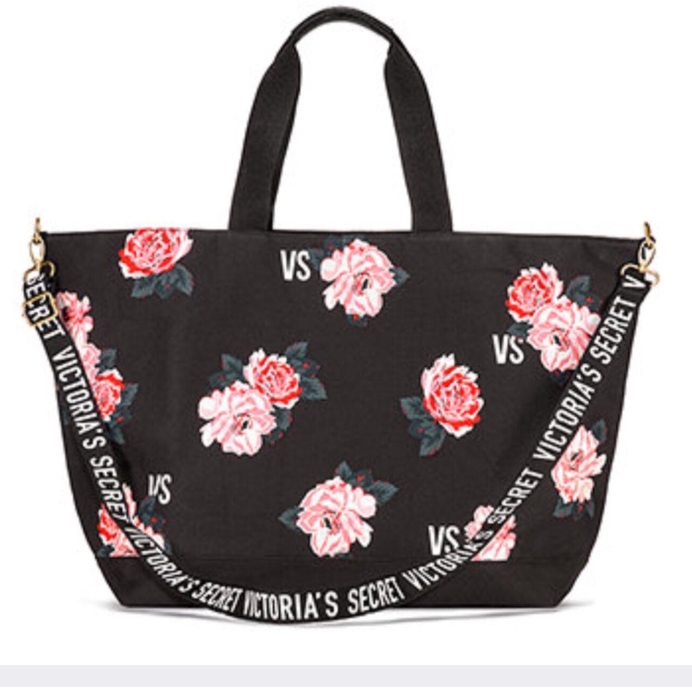Victoria Secret RARE floral weekender bag
